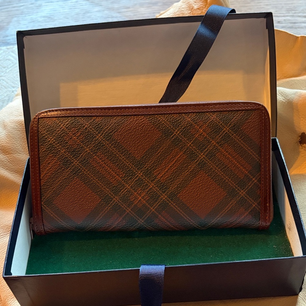 Vintage Polo Ralph Leathergoods Zip Wallet